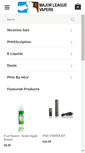 Mobile Screenshot of majorleaguevapers.com
